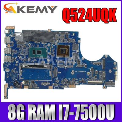 China LAPTOP mainboard for ASUS Q534UXK Q534UX UX560UX UX560UXK Q524UX Q524UXK laptop motherboard 8G/I7-7500U GT940MX /V2G for sale