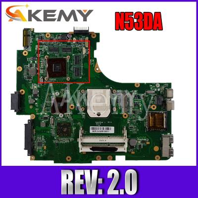 China Rev. N53DA LAPTOP Motherboard 2.0 For Asus N53D N53DA Laptop Motherboard N53DA Mainboard for sale