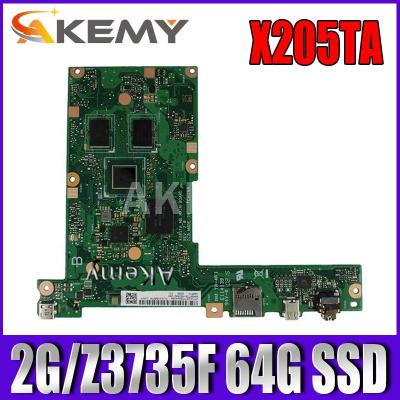 China LAPTOP Akemy X205TA laptop motherboard for Asus X205TA X205T motherboard 2G/Z3735F 64G SSD for sale