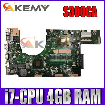 China Rev. LAPTOP S300CA i7 CPU 4GB RAM Motherboard 2.0 For ASUS S300C S300CA S300 Laptop Motherboard 100% Tested for sale