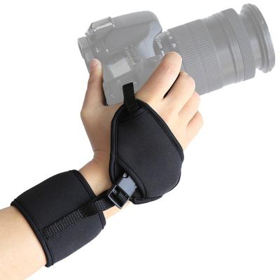 China Eco-friendly Custom Professional Adjustable Hand Grip Wrist Strap Camera Photo Studio Accessories for sale