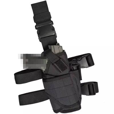 China Hot Selling Adjustable Universal Adjustable Leg Ankle Holster Foot Holster Polyester Tactical Leg Gaiters Holster for sale