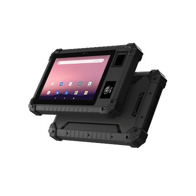 China MTK6761 2G WIFI 3G 4G ID Card Finger Recognition Reader Waterproof PC 8 Inch Android Fingerprint Rugged Biometric Tablet for sale