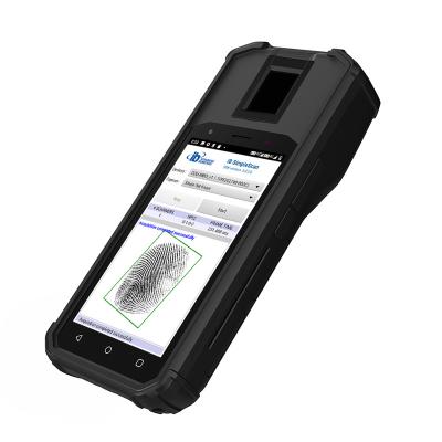 China Dual SIMs Handheld Biometric Device and PSAMs Dual Biometric Handheld Device with FBI PIV Certified Fingerprint Sensor for sale