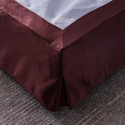 China Hotel Bed Skirt Wrap Around Elastic Bed Shirts for sale