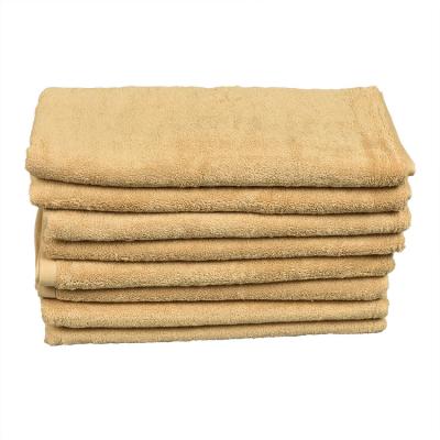 China High Quality Custom Hotel Softness Bath Towels Cotton Linen Terry Cloth 100% Orange Color China Factory for sale