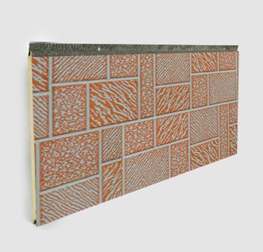 China Modern Cheap External Wall Panel Heat Insulation Metal Carved Decorative PU Sandwich Panel for sale