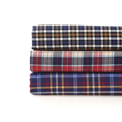 China Breathable Super Hot Selling 100 Cotton Yarn Dyed Check Poplin Fabric For Shirts for sale