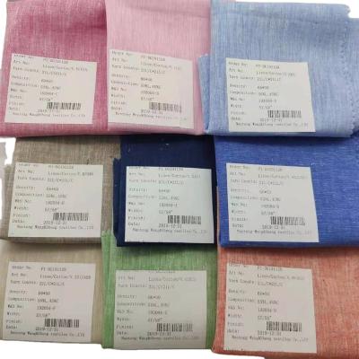 China Fashion Breathable Cotton Linen Fabric Super Linen Batiste for sale