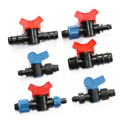 China Pipe Diameter Connection Adjustment Drip Irrigation Hose Micro Sprinkler Faucet Connector Fittings PE Connector, Plastic Valve, Bypass Valve for sale