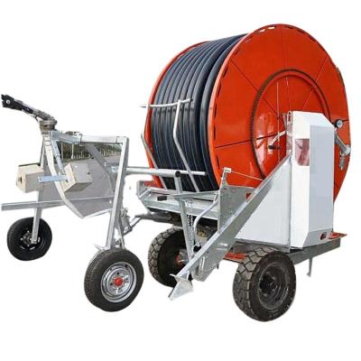 China Agricultural Irrigation Farm Tools and Agricultural Equipment 70MM Hose Reel Irrigation Machine Sprinkler Spray with Water Pump for sale