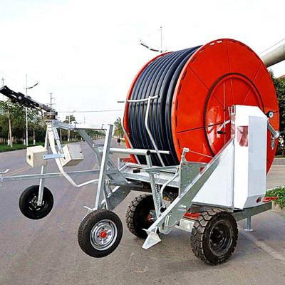 China Irrigation farm agricultural tools and equipment 70MM hose reel irrigation machine farm agricultural vacuum irrigation equipment for sale