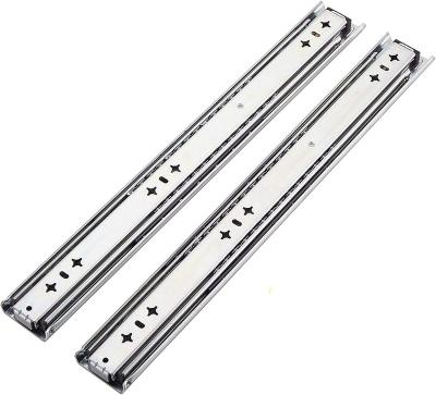 China SNEIDA Heavy Duty Cold Rolled Steel Ball Bearing Drawer Slide Rail 53mm Industrial Width 1200mm Full Extension For Trunk for sale