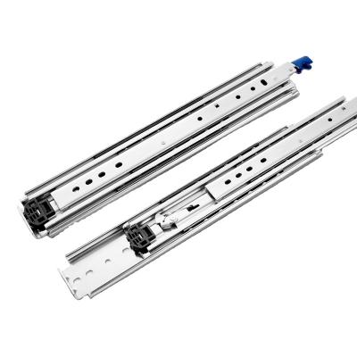 China With Lock SNEIDA 0076-BS/0076-3S Ball Bearing Runners Telescopic Drawer Slide Heavy Duty In Lock Or Lock for sale