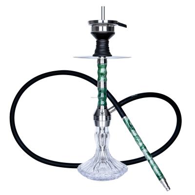 China Wholesale Cheap Stainless Noble Hookah Green Smooking Shisha And Resin Mini Hookahs Hookahs for sale