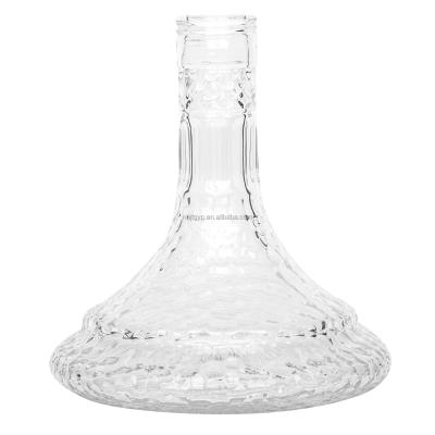 China Smooking Shisha 2022 accessories wholesale custom texture new style hookah shisha clear glass jug bottle and decanter glass jug for sale