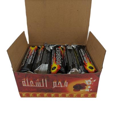 China Wholesale Cheap Smooking Shisha Hookah 100 Pieces 3cm Oval Cheap Flammable Hookah Charcoal Hookah Accessories for sale