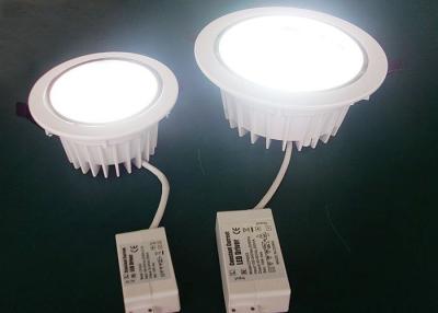 China 10W LED Ceiling Downlights Dimmable 100 - 120LM / W , IP44 LED Recessed Downlight for sale