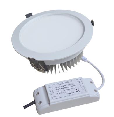 China 900lm Led Ceiling Downlights 12w Aluminum For Shop / Hotel / Corridor Lobby for sale