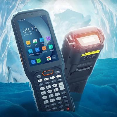 China Handheld Computer Android 10 Barcode Scanner PDA Suitable for OTR Scenarios -25~50 Celsius and Cold Chain Background Scanning for sale