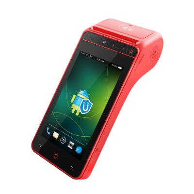 China Android POS with printer pda Android 8.1 POS handheld mobile terminal with printer pda for sale