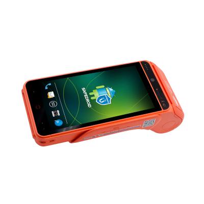 China Mobile Android Handheld Computer Data POS Mobile Wireless System With Printer for sale