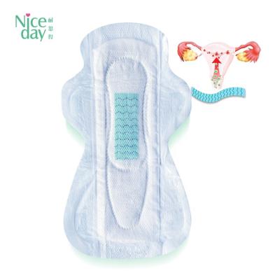 China Nigeria Breathable Magnetic Comfort Sanitary Napkin Energy Anion Thick Sanitary Napkin Pad for sale