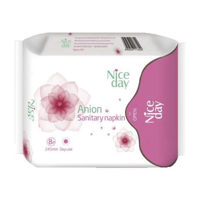 China Breathable Ultra Thin Ladies Anion Sanitary Napkin Manufacturer for sale