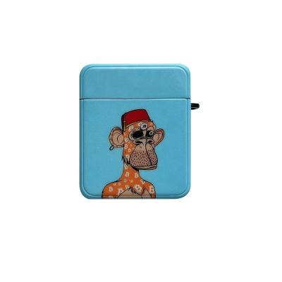 China For airpods 2022 plastic cover for airpods 3 1 2 pro monkey design imd case for apple airpod for sale