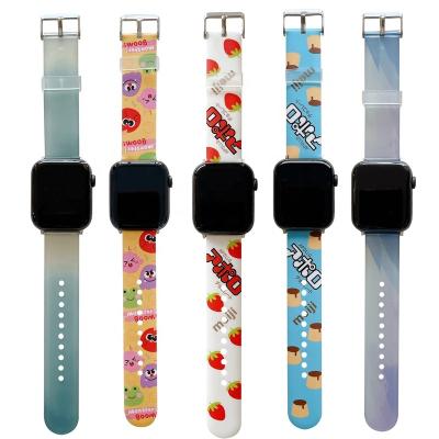 China non specific watch band for apple watch 38 premium strap 40 42 44 strap quality girls bands for sale