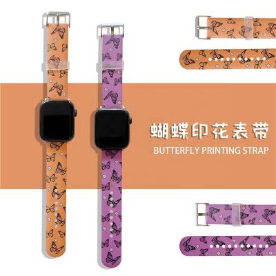 China non specific watch band for apple watch 38 premium strap 40 42 44 strap quality girls bands for sale