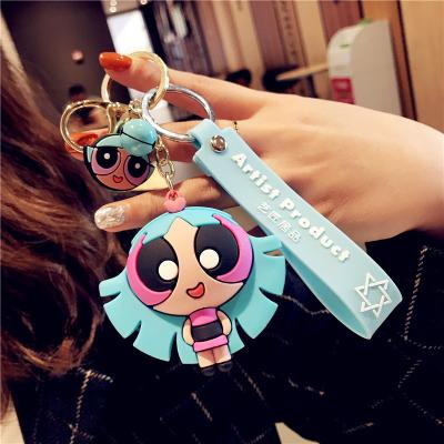 China 2020 3D Cartoon Hand Painted Key Chain Keychain for sale