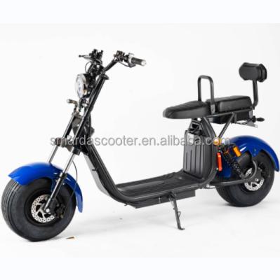 China 60V 1500/2000W Fat Tire Unisex Electric Scooters, Adult Citycoco with 2 Seat Power Scooter Battery in EU/LA Warehouse for sale