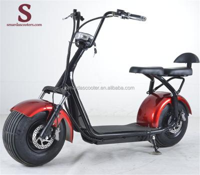 China Citycoco EEC Warehouse Unisex Electric Scooter Tricycle 2wheels Stock 60V 2000W 20ah European Two-wheel Scooter 18*9.5 Inch 10 - 20ah for sale