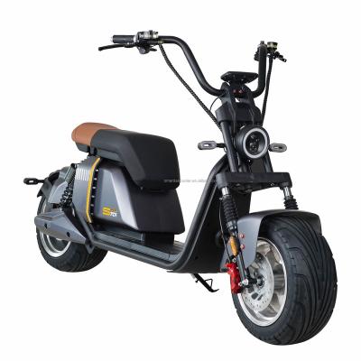 China Citycoco High Quality E-scooter 60V Two Wheel Fat Tire Motorcycle Scooter Unisex Adult Electric Scooter 2000W/3000W Motor for sale