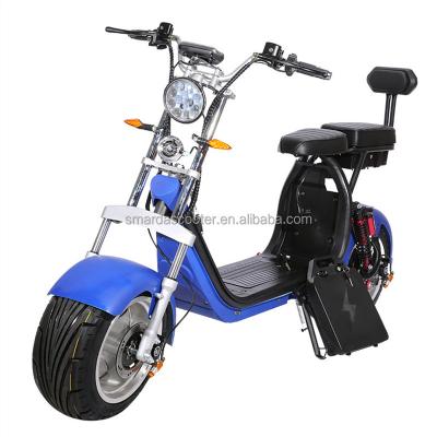 China Citycoco Unisex Electric Scooter With Lithium Battery Motor Electric Bike 1500w Two-wheel Scooter E-scooter 10 - 20ah for sale