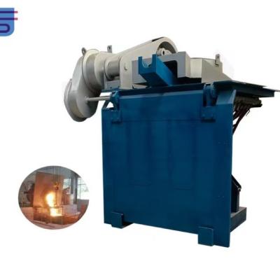 China Energy-saving 2 Ton medium frequency power induction Steel shell smelting furnace body price for sale