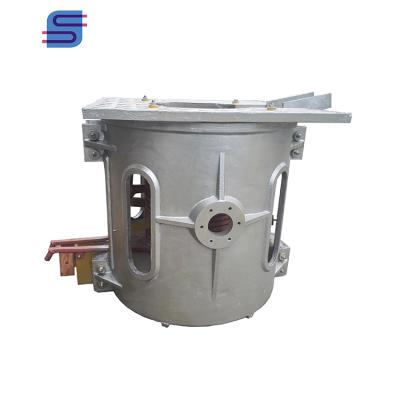 China Energy & Mining 100kg 250kg 500kg 750kg 1T aluminum shell metal melting furnace for sale