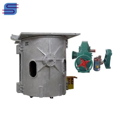 China Melting Metal 500 kg Medium frequency power supply Induction Melting Furnace  furnace price for sale