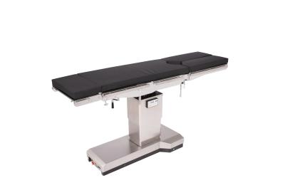 China Horizontal Sliding Electro Hydraulic Operating Table 300mm Stainless Steel With Back Plate Adjustment for sale