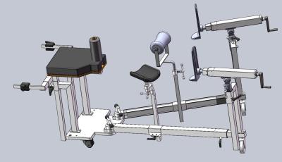 China Stainless Steel Orthopedic Traction Frame with Double-pole Structure Operation Table Accessories for sale