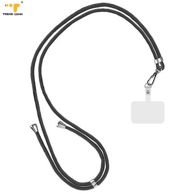 China Universal Anti-fall Cross - Body Case Phone Lanyard Patch Padded Lanyard Strap Tab Card PVC Protection Transparent for sale