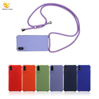 China Wholesale Offer OEM/ODM Solid Case TPU Body PPM Neck Cross Strap For Samsung Mobile Phone 2021 for sale