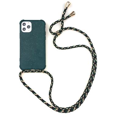 China Anti Fall For iPhone 11 Pro Cross - Body Anti Fall Lanyard Degradable Phone Case for sale