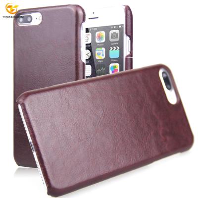 China Genuine Leather Anti-fall Mobile Cover Phone Case For iPhone 7/8 Plus for sale