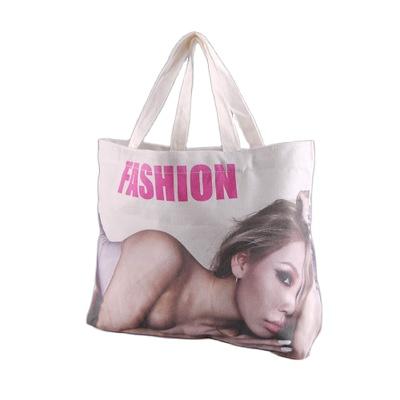 China Eco Printed Custom Reusable Recycled Plain Organic Canvas Blank Tote Bag With Logo Cotton Shopping Bag for sale