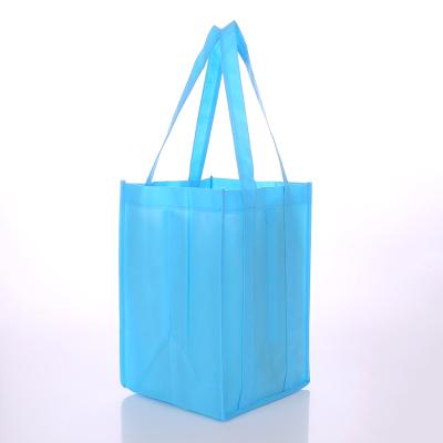 China Premium Quality Custom Handled Non Woven Cheap Carrier Bags For Bulk Wine Bottle for sale