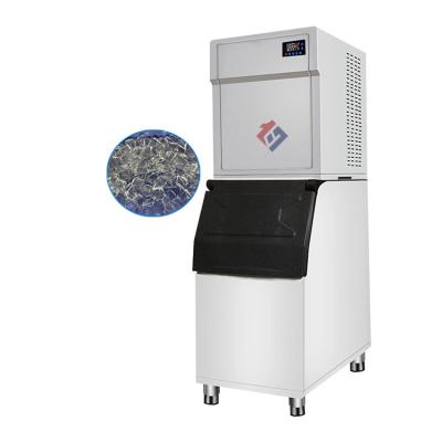 China Automatic Commercial Ice Cube Maker Machine 160kg Party Ice Block Crescent Machine for sale