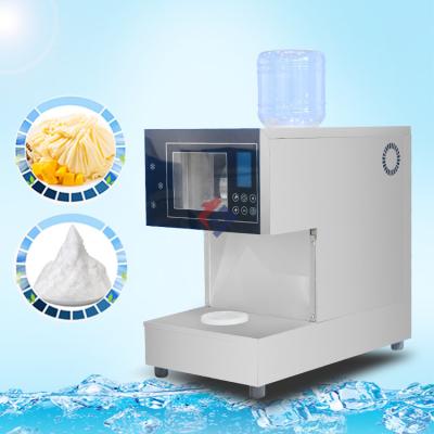 China Automatic portable snowflake machine and snowflake maker ice shaver machine with water dispenser for sale