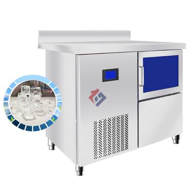 China Counter Ice Machine 100kg Automatic Automatic Commercial Ice Cube Maker for sale